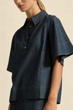 Load image into Gallery viewer, Zoe Kratzmann Insinuate Top - Dark Chambray Hyde Boutique