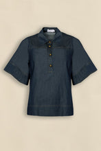 Load image into Gallery viewer, Zoe Kratzmann Insinuate Top - Dark Chambray Hyde Boutique