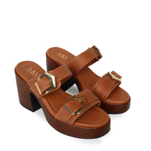 Load image into Gallery viewer, Kathryn Wilson Iona Mule - Tan Calf Hyde Boutique