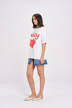 Load image into Gallery viewer, Maku The Label Juicy Oversized Tee - Lucent White Hyde Boutique