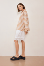 Load image into Gallery viewer, Commonplace Common Polo - Muted Sunset Stripe Hyde Boutique