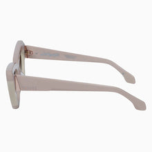 Load image into Gallery viewer, Valley Eyewear Lafayette - Light Tan Biege Splice w. Rose Gold Metal / Brown Gradient Lens Hyde Boutique