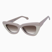 Load image into Gallery viewer, Valley Eyewear Lafayette - Light Tan Biege Splice w. Rose Gold Metal / Brown Gradient Lens Hyde Boutique