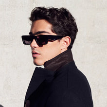 Load image into Gallery viewer, Valley Eyewear La Hara - Black with Silver Metal / Black Lens Hyde Boutique