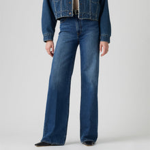 Load image into Gallery viewer, Levi's Ribcage Wide Leg Jeans in Maybe Anywhere wash, close-up detail