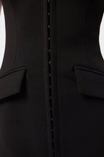 Load image into Gallery viewer, Mossman Linear Mini Dress - Black Apparel > Women > Clothing > Dresses > Mini Dresses > Mossman Hyde Boutique