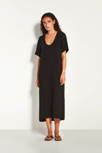 Load image into Gallery viewer, Juliette Hogan Lynette Dress - Black Apparel > Women > Clothing > Dresses > Midi Dresses > Juliette Hogan Hyde Boutique