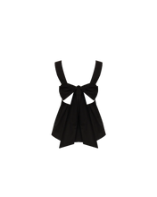 Load image into Gallery viewer, Ruby Margie Tie-Back Top - Black Hyde Boutique