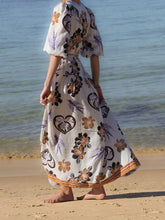 Load image into Gallery viewer, Kivari Marit Maxi Dress - Cream Tan