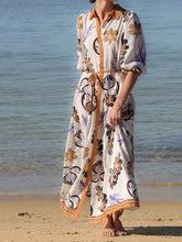Load image into Gallery viewer, Kivari Marit Maxi Dress - Cream Tan