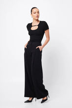 Load image into Gallery viewer, Mossman Boston Wide Leg Pant - Black Hyde Boutique