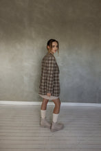 Load image into Gallery viewer, Mazu My Love Boyfriend Jacket - Brown with Black/Red Hyde Boutique