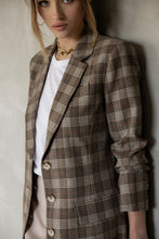 Load image into Gallery viewer, Mazu My Love Boyfriend Jacket - Brown with Black/Red Hyde Boutique