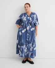 Load image into Gallery viewer, Kowtow Nigella Dress - Cyanotype Floral