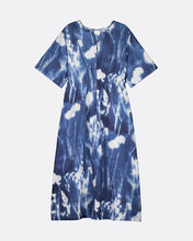 Load image into Gallery viewer, Kowtow Nigella Dress - Cyanotype Floral