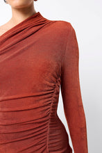 Load image into Gallery viewer, Mossman Oblivion Midi Dress - Rust Apparel > Women > Clothing > Dresses > Midi Dresses > Mossman Hyde Boutique