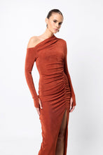 Load image into Gallery viewer, Mossman Oblivion Midi Dress - Rust Apparel > Women > Clothing > Dresses > Midi Dresses > Mossman Hyde Boutique