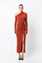 Load image into Gallery viewer, Mossman Oblivion Midi Dress - Rust Apparel > Women > Clothing > Dresses > Midi Dresses > Mossman Hyde Boutique