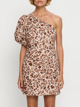 Load image into Gallery viewer, Kivari Paris Mini Dress - Brown Apparel > Women > Clothing > Dresses > Mini Dresses > Kivari Hyde Boutique