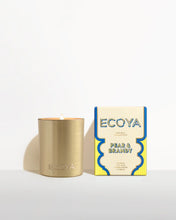 Load image into Gallery viewer, Ecoya Pear & Brandy Mini Goldie Candle Hyde Boutique