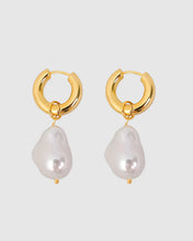 Load image into Gallery viewer, Castel & Co Pearl Earrings - Gold Hyde Boutique