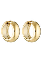 Load image into Gallery viewer, Porter Petite Thick Huggies 18mm - Gold Hyde Boutique