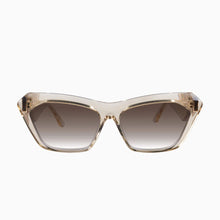 Load image into Gallery viewer, Valley Eyewear Piaf - Champagne w. Gold Metal / Brown Gradient Lens Hyde Boutique