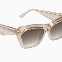 Load image into Gallery viewer, Valley Eyewear Piaf - Champagne w. Gold Metal / Brown Gradient Lens Hyde Boutique