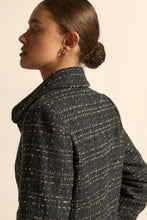 Load image into Gallery viewer, Zoe Kratzmann Plume Jacket - Midnight Check Apparel > Women > Clothing > Jackets > Bouclé Jackets > Cropped Jackets > Zoe Kratzmann Hyde Boutique