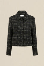 Load image into Gallery viewer, Zoe Kratzmann Plume Jacket - Midnight Check Apparel > Women > Clothing > Jackets > Bouclé Jackets > Cropped Jackets > Zoe Kratzmann Hyde Boutique