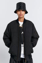 Load image into Gallery viewer, Karen Walker Quilted Bomber Jacket - Black Hyde Boutique