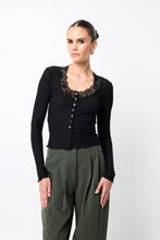 Load image into Gallery viewer, Mossman Rogue Cardigan - Black Hyde Boutique