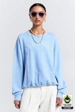 Load image into Gallery viewer, Karen Walker Runaway College Crewneck Sweatshirt - Blue Hyde Boutique