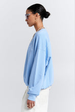 Load image into Gallery viewer, Karen Walker Runaway College Crewneck Sweatshirt - Blue Hyde Boutique