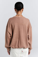 Load image into Gallery viewer, Karen Walker Runaway College Crewneck Sweatshirt - Taupe Hyde Boutique
