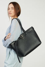 Load image into Gallery viewer, SABEN Tabby Shoulder Bag - Black + Bronze Hyde Boutique