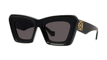 Load image into Gallery viewer, LOEWE Anagram LW40145I Sunglasses - Shiny Black/Smoke Eyewear Loewe