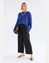 Load image into Gallery viewer, Elk Agna Sweater - Deep Cobalt Apparel > Women > Clothing > Knitwear > Jumpers > Crew Neck Jumpers > Elk Hyde Boutique