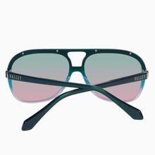Load image into Gallery viewer, Valley Eyewear Bang Bang - Forest Green Fade To Rose w. Gold Metal / Olive To Rose Gradient Lens Hyde Boutique
