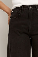 Load image into Gallery viewer, Among The Brave Varsity Barrel Jean - Black Wash Hyde Boutique