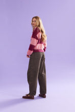 Load image into Gallery viewer, Ruby Velma Stripe Jumper - Pink / Burgundy Stripe Hyde Boutique