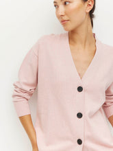Load image into Gallery viewer, Juliette Hogan Marvin Cardi Cotton Knit - Ballet Pink Hyde Boutique