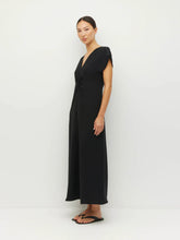 Load image into Gallery viewer, Juliette Hogan Tove Dress Luxe Suiting - Black Hyde Boutique