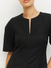 Load image into Gallery viewer, Juliette Hogan Finley Dress Tech Twill Suiting - Black Hyde Boutique