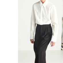 Load image into Gallery viewer, Rory William Docherty Pleated Peg Skirt - Black  Hyde Boutique   
