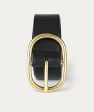 Load image into Gallery viewer, Deadly Ponies Wide Belt - Black/Brass 2024 Belts Deadly Ponies