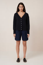 Load image into Gallery viewer, Kowtow Willow Cardigan - Black Hyde Boutique