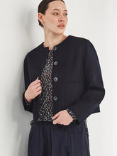 Load image into Gallery viewer, Sills Emiko Wool Jacket - French Navy