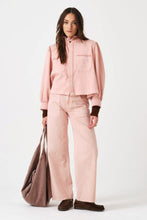 Load image into Gallery viewer, Seventy & Mochi Ziggy Cropped Jacket - Peony Pink Hyde Boutique