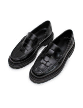 Load image into Gallery viewer, La Tribe Zoe Loafer - Black Hyde Boutique